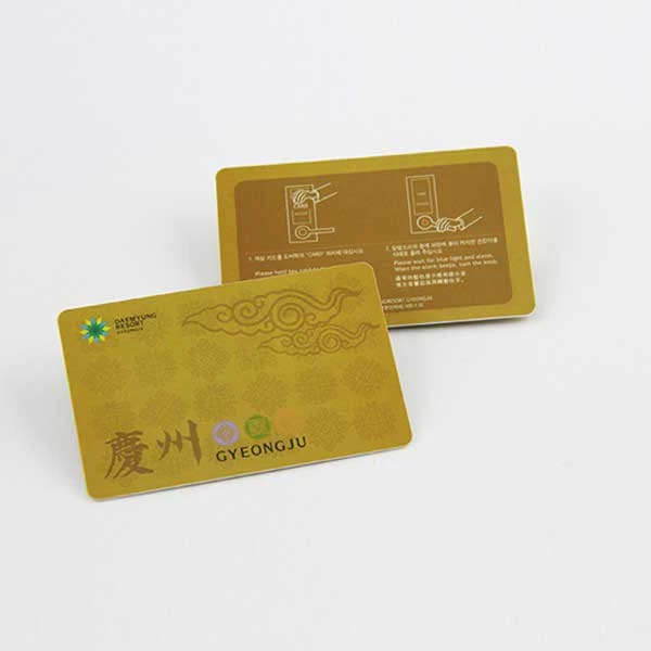 工厂定制125KHz RFID芯片访问卡塑料酒店门钥匙卡