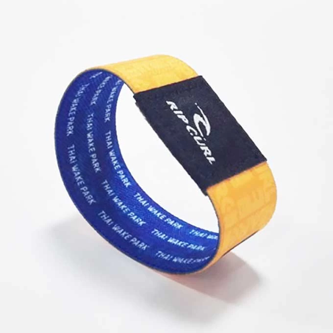 Factory Customized Wholesale RFID Sports Wristband Elastic Woven Fabric NFC Elastic Bands