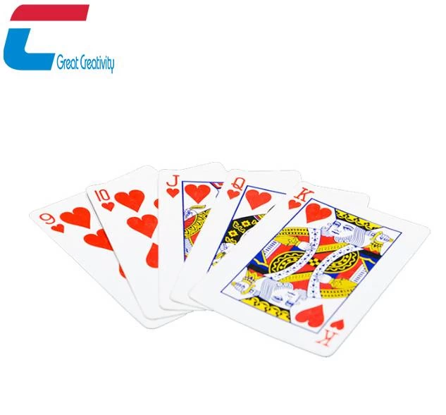 Usine de gros de cartes à jouer RFID NFC Poker en plastique étanche en plastique personnalisé