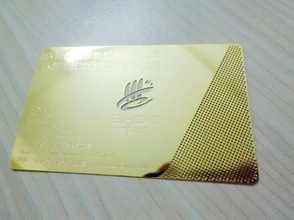 Gold Metal Card