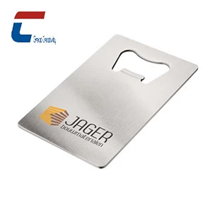 Metal Business Card Bottle Opener
