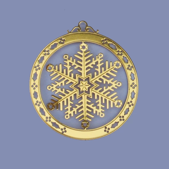 Métal moderne décoration d'arbre de Noël