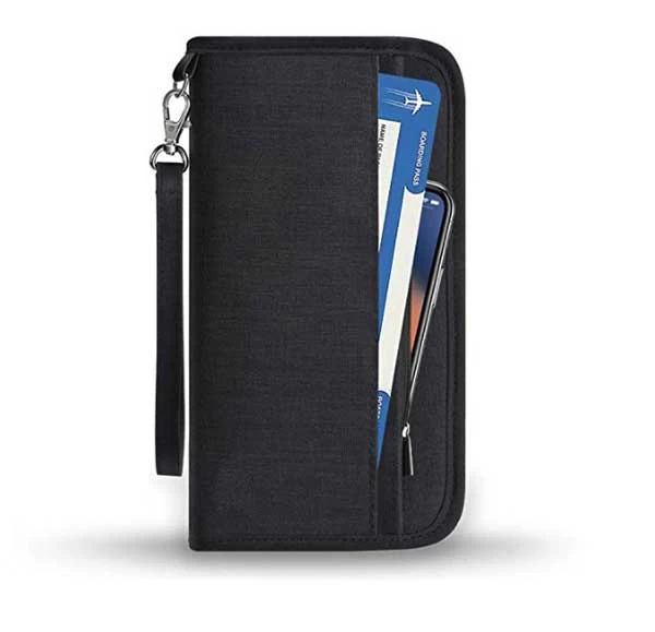 RFID Travel Passport Document Management Zipper Brieftasche - CXJ Großhändler