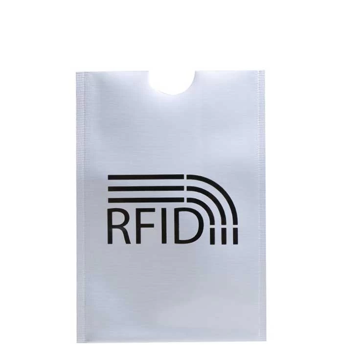 RFID Blocking Card Sleeve Titulaire de carte de crédit anti-vol de la carte d'aluminium jeu de cartes de jeu