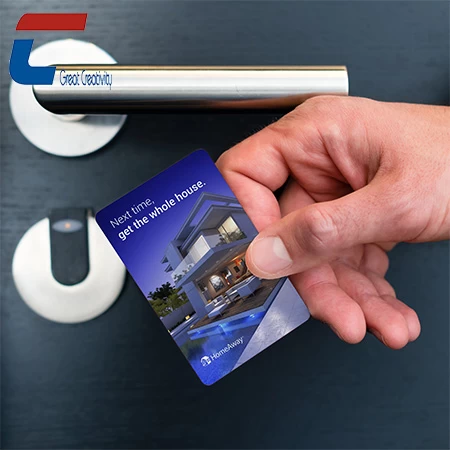 Impresión personalizada de tarjeta de llave de hotel RFID de 13,56 mhz