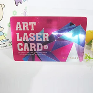 Read-Write RFID art laser card of high quality