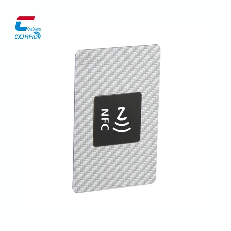 Großhandel kundenspezifisches Logo, das ultradünne NFC-Kreditname-Carbonfaser-Visitenkarte druckt