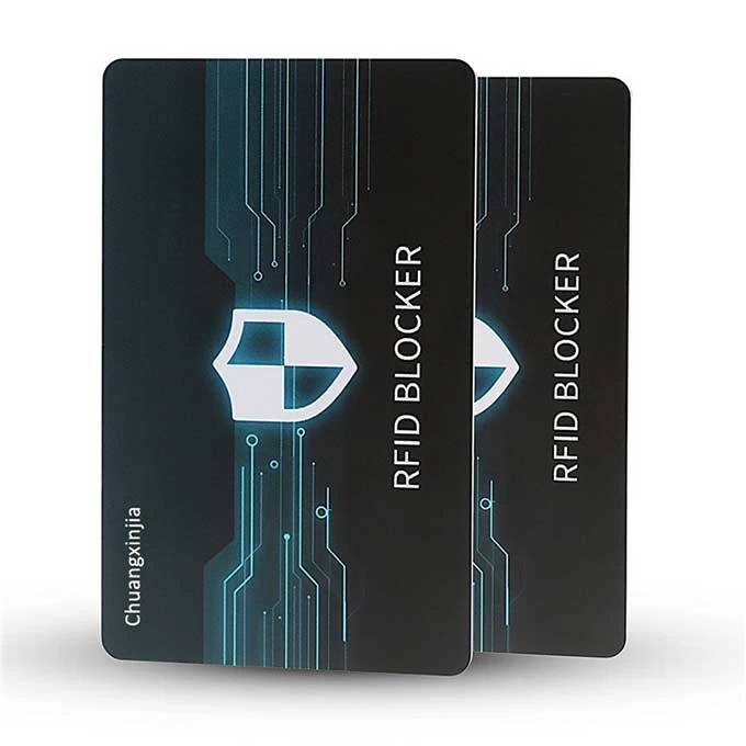 批发自定义RFID阻止卡信用卡和护照保护卡阻止