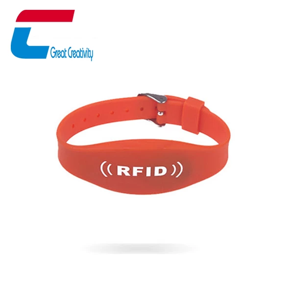 Pulsera ajustable de silicona RFID Alien H3 UHF RFID