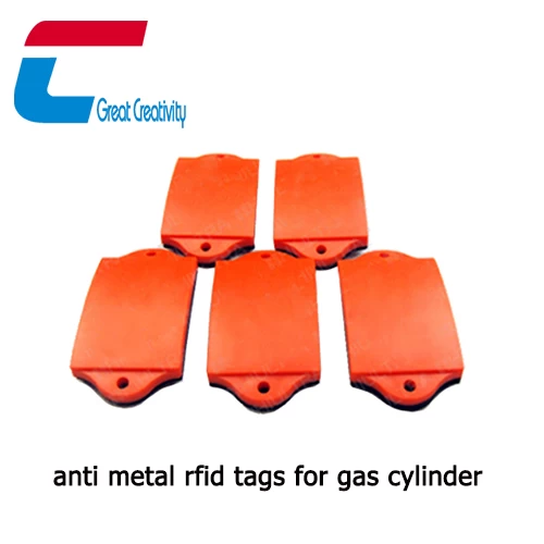 Tag RFID anti-metallo per bombole di gas all'ingrosso a lungo raggio di lettura da 860 a 960 Mhz Rilevamento di asset in metallo