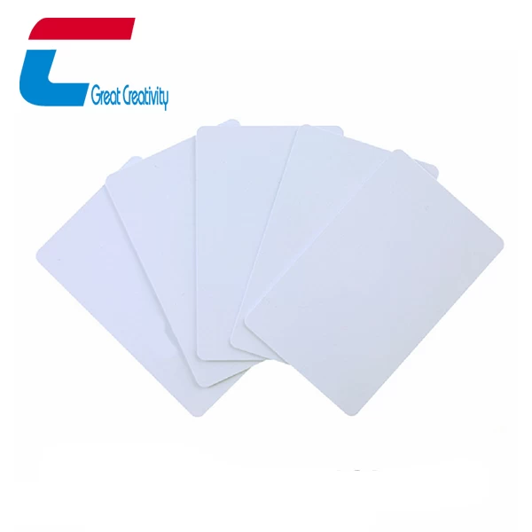 Cheap Blank White UHF RFID Smart Card ISO18000-6C