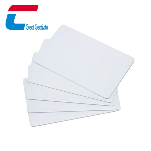 Cheap Blank White UHF RFID Smart Card ISO18000-6C