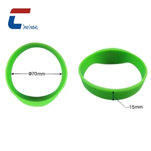 Close Semicircle Silicon RFID Wristband