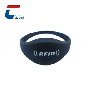 Closed Oblate Shape Silicone RFID Wristband Custom Wholesaler