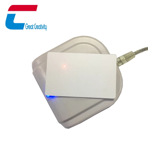 Cartão de bloqueio sem contato do RFID NFC com luz do diodo emissor de luz