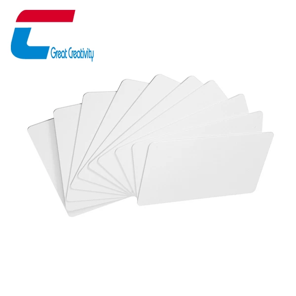 CR80 PVC 13.56mhz HF Blank RFID Cards
