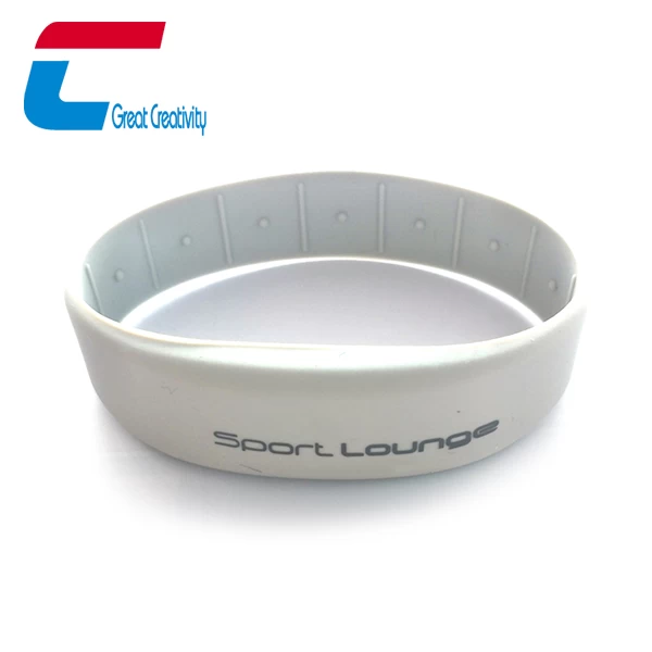 Custom OEM RFID Rubber Wristbands For Events