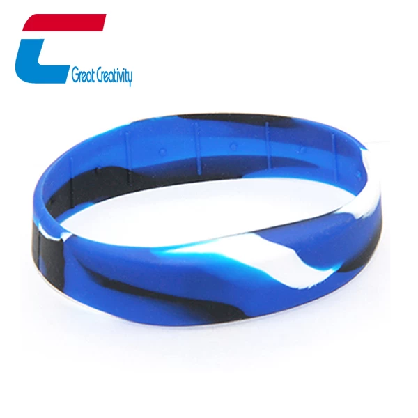 Custom OEM RFID Rubber Wristbands For Events