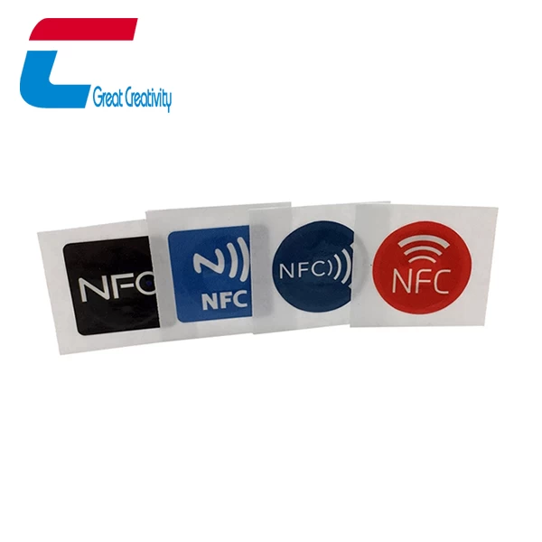 Etiqueta inteligente impresa personalizada de 13.56 mhz NFC