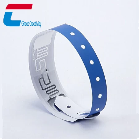 Wholesale Customized Disposable Paper Waterproof Heat Resistant RFID Wristband Medical