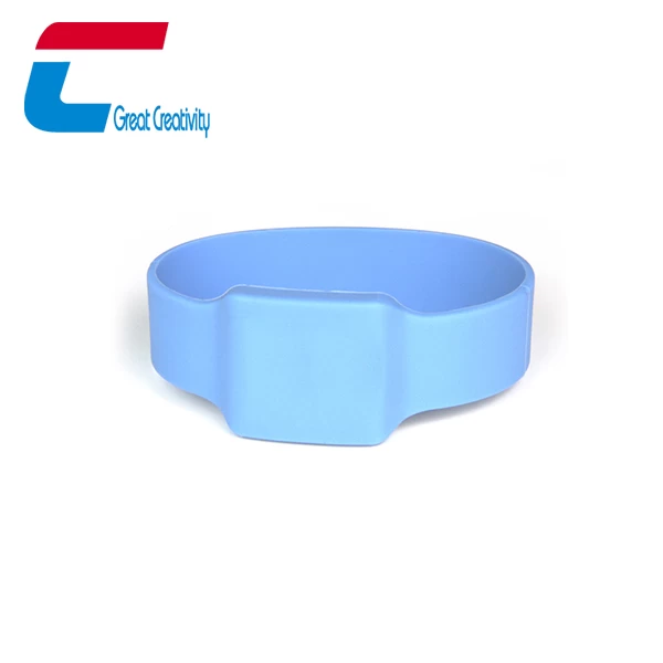 ISO18000-6C Silicone Passive High Frequency RFID Wristband Customized Supplier