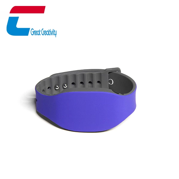 Nouveau bracelet RFID UHF en silicone à longue portée