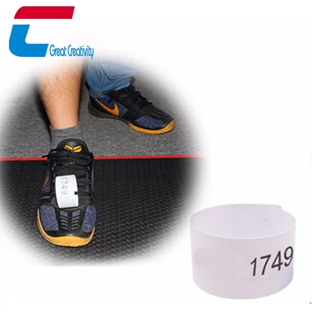 Оптовые пользовательские марафонские отслеживаемые пассивные UHF RFID-метки для обуви