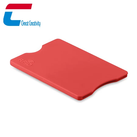 Venta al por mayor de plástico ABS RFID que bloquea el titular de la tarjeta antirrobo