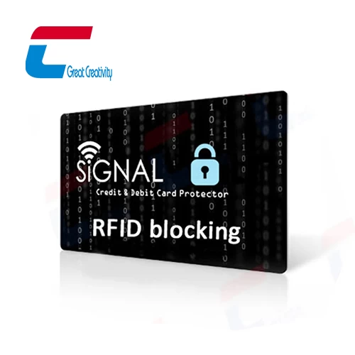 Custom Wholesale RFID Blocking Cards for Protecting Credit Cards