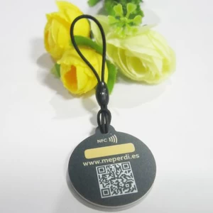 round nfc qr tags low cost