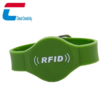 有机硅RFID金属扣手表腕带