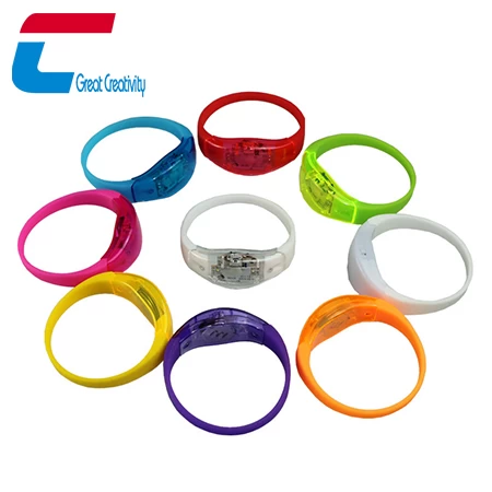 Silicone Led Light Wristband For Concerts