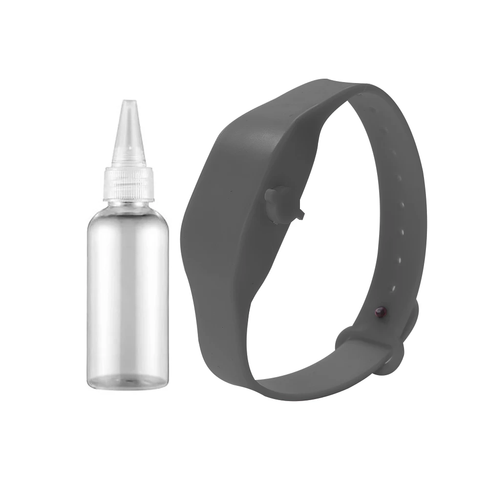10ml Liquid Gel Wristbands Hand Sanitizer Portable Wrist Strap Wearable Soft No-washing Sterilization Disinfection Bracelet