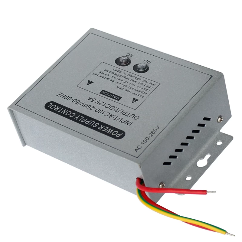 12V 5A Power Supply Access Control System Input Voltage AC100 to 260V Power 50W