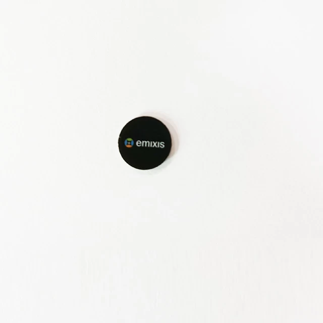 12mm logo printing 13.56MHz RFID sticker tag