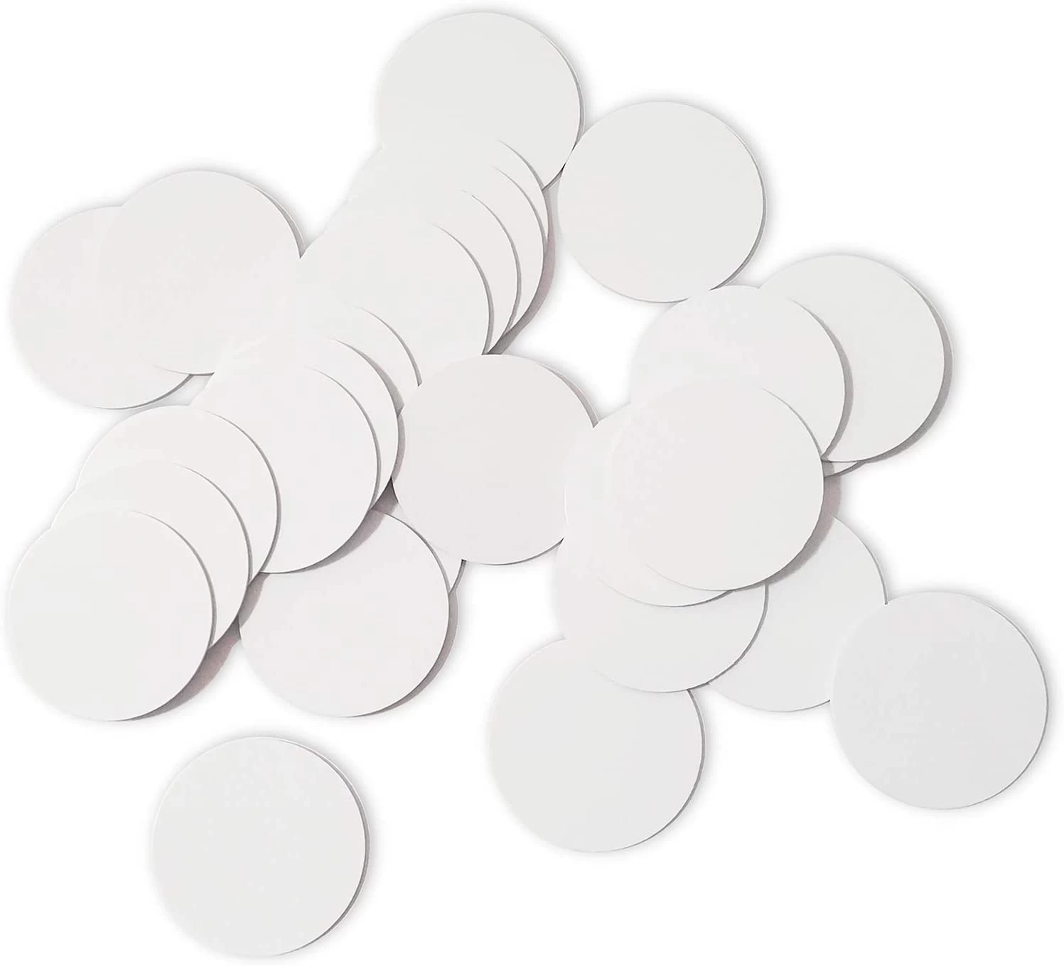 13.56mhz NTAG213 chip Hard PVC NFC Round Coin Tag