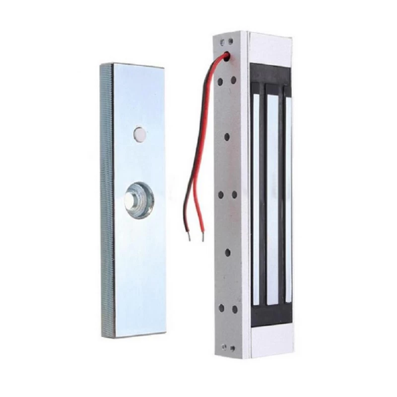 Çin 300LBS EM Lock System Access Control Single Gate Frameless Glass Electric Fail Safe 24V Magnetic Door Lock üretici firma