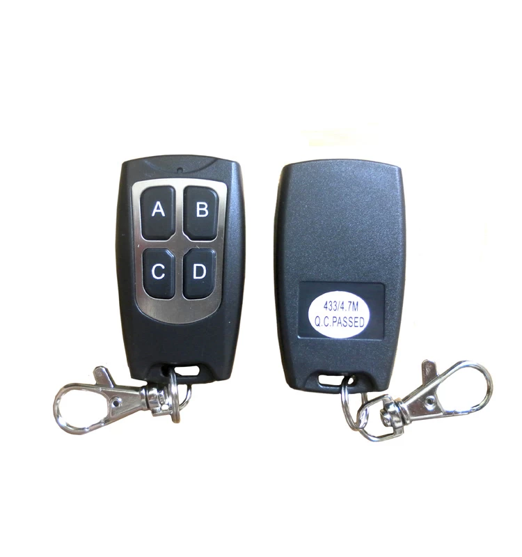 4 channel rf remote control 1527 industrial remote control with 4 buttons for garage door