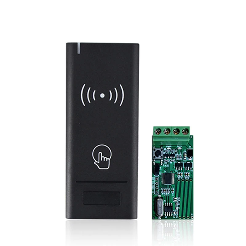 433MHz Rolling Code Wireless Wiegand Access Control 30m Wireless Distance RFID Card Reader 125KHz EM Wireless Card Reader