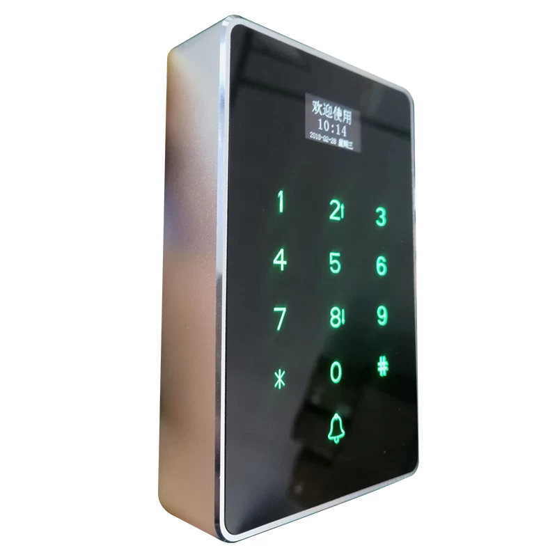 ACM-105 Standalone metal touch screen rfid reader with keypad wiegand 26/34 for door access control system