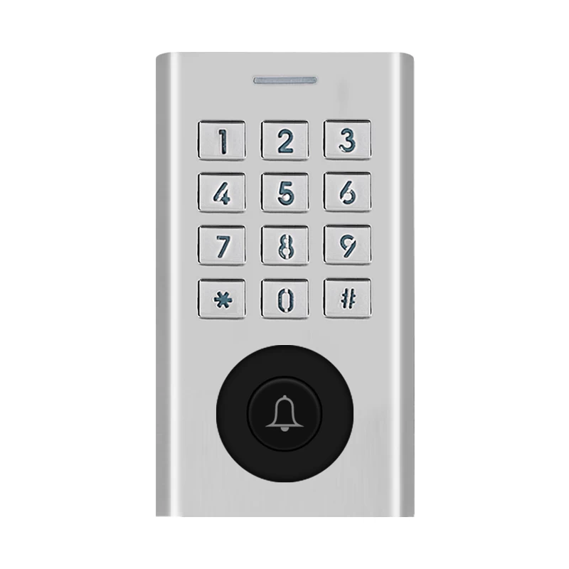 China ACM-212 Outdoor Metal 125KHz RFID Keypad Readers Access Control Keypad with backlit doorbell manufacturer