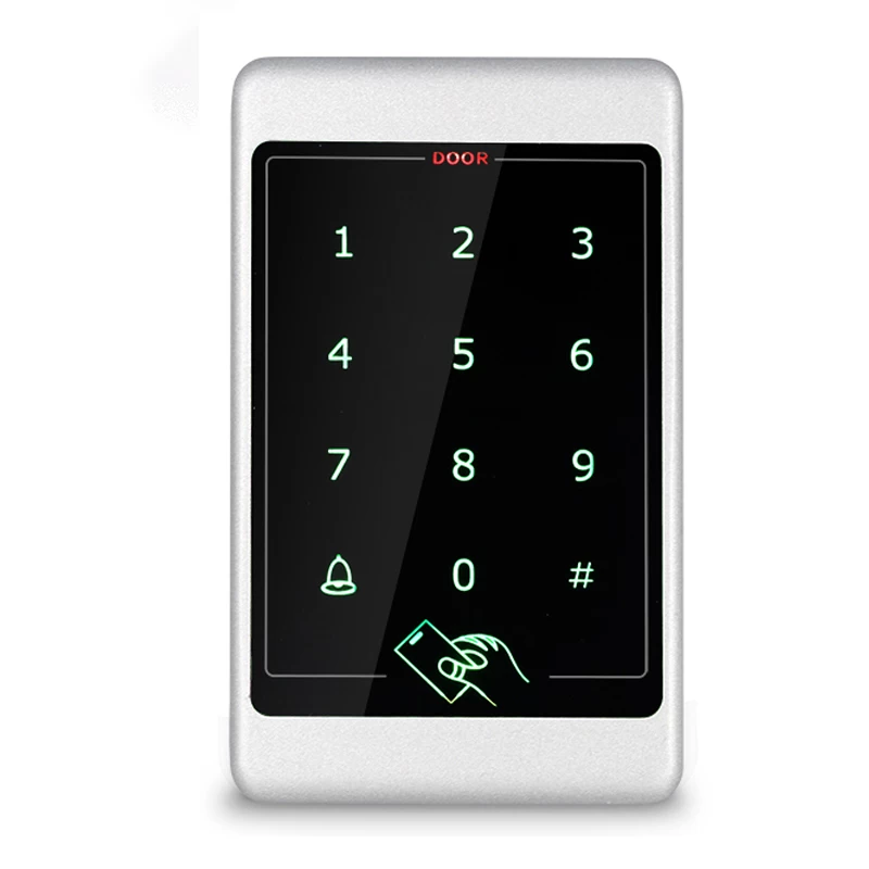 ACM-A66 Metal 125KHz Rfid Access Control Touch Keypad 125KHz Card Reader Keypad Key Fobs Door Access Control System