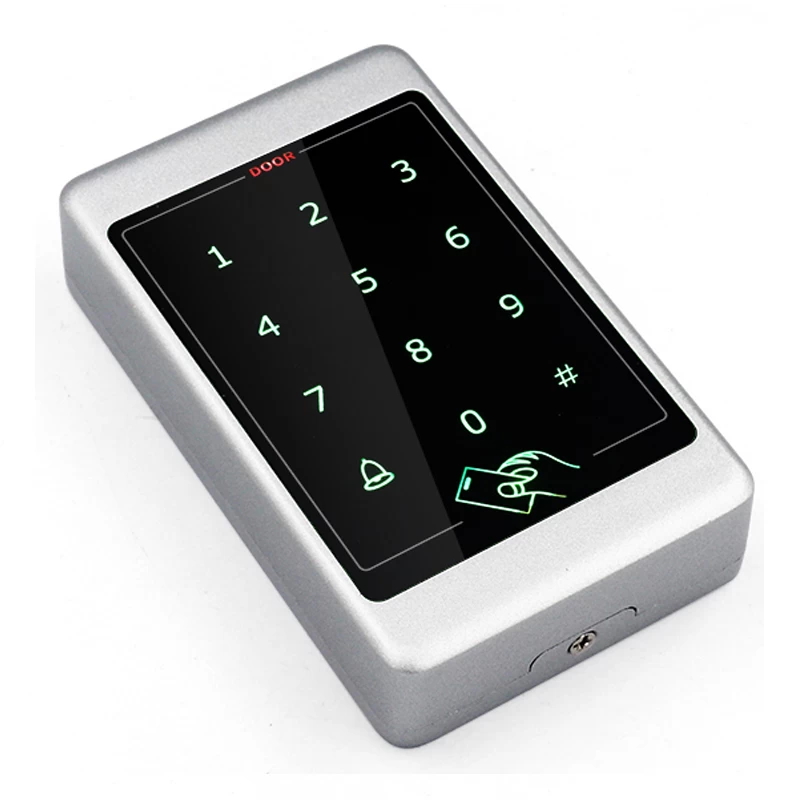 ACM-A66 Metal 125KHz Rfid Access Control Touch Keypad 125KHz Card Reader Keypad Key Fobs Door Access Control System