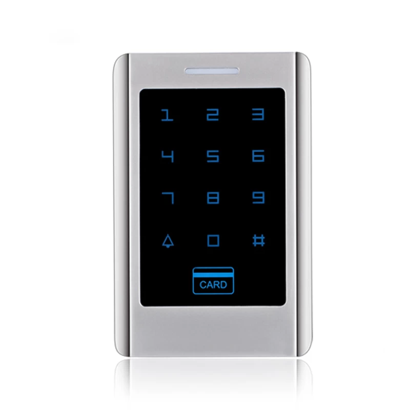 porcelana ACM-A83 Caja metálica control de acceso de tarjeta rfid teclado táctil bloqueo de entrada puerta control de lector independiente fabricante