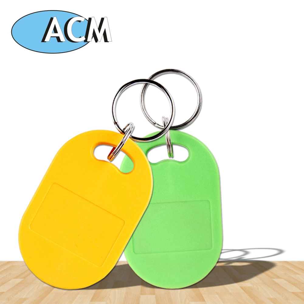 ACM-ABS006 ABS material waterproof 125KHz tk4100 colorful rfid card keyfobs tag for access control