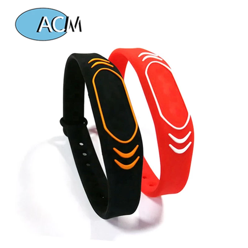 ACM Colofull adjustable Silicon  RFID Wristband