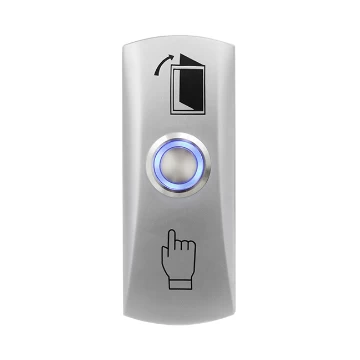 China Suppliers Door Exit Push Button Release Switch Opener NO COM NC LED light For Door Access Control System Entry Open Touch manufacturer