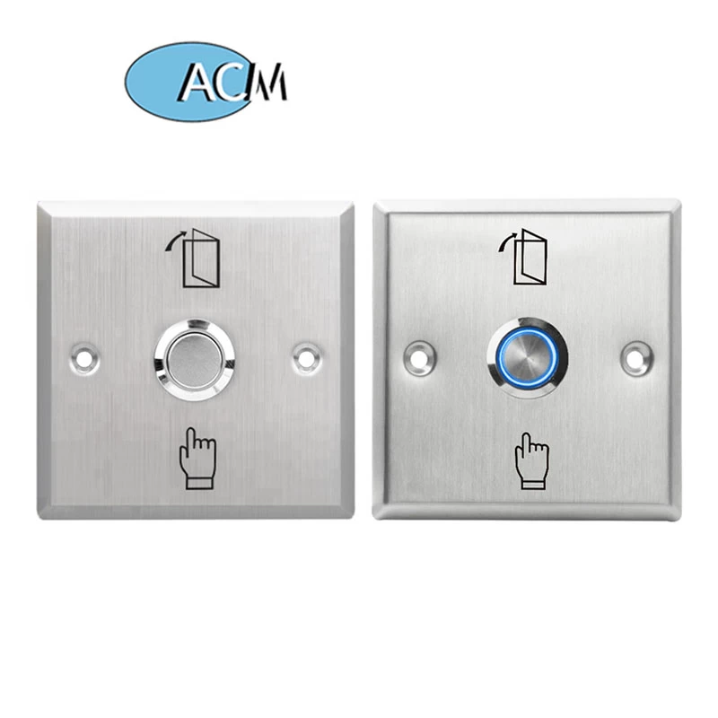 China ACM-K6B, metal, aço inoxidável, botão de saída, botão de liberação da porta, sistema de controle de acesso do interruptor fabricante