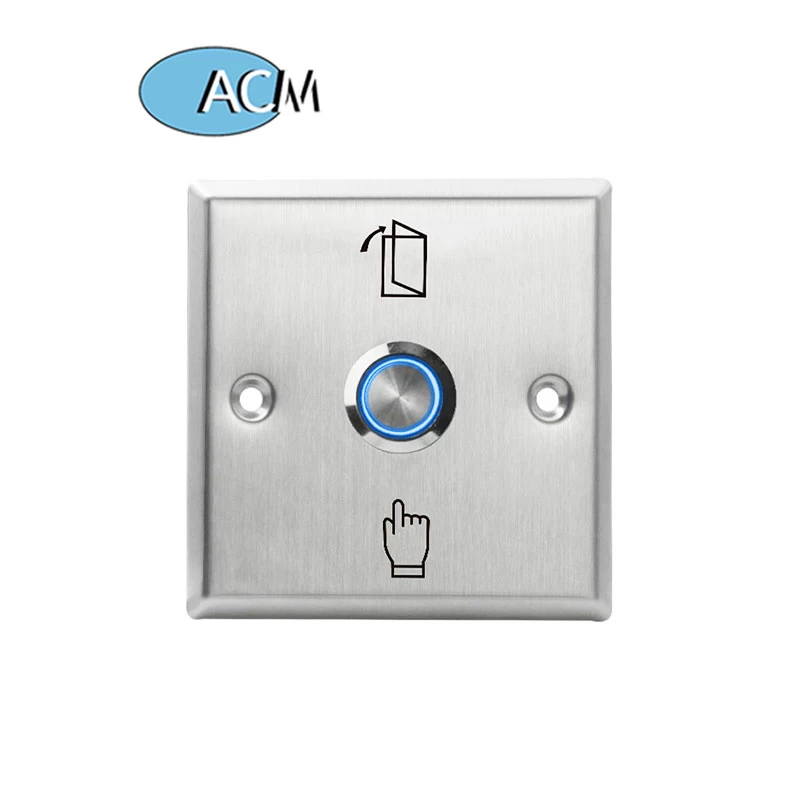 ACM-K6B Stainless Steel metal Exit Push Button Door Release Switch Access Control System
