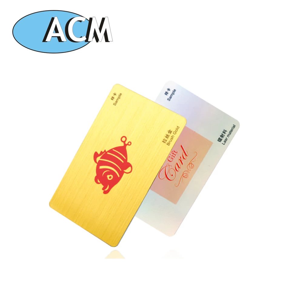 ACM-Mgold metal business card
